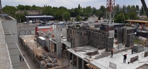 Как в Днепре идет строительство комплекса на Слобожанском проспекте