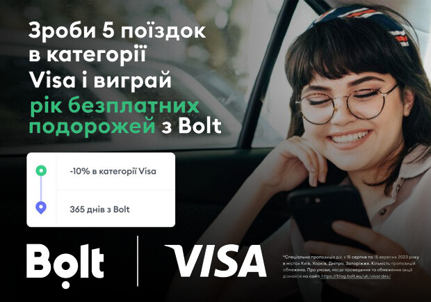 Клієнти Bolt можуть виграти рік безкоштовних поїздок: як взяти участь