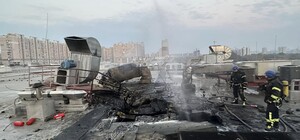 И-за ночной ракетной атаки был частично разрушен и прекратил работу 