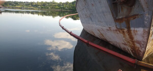 Сухий лиман на Одещині забруднили нафтопродуктами з судна