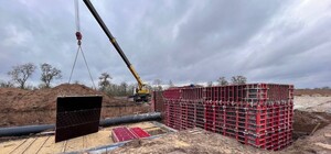 В Днепропетровской области продолжается строительство водопровода