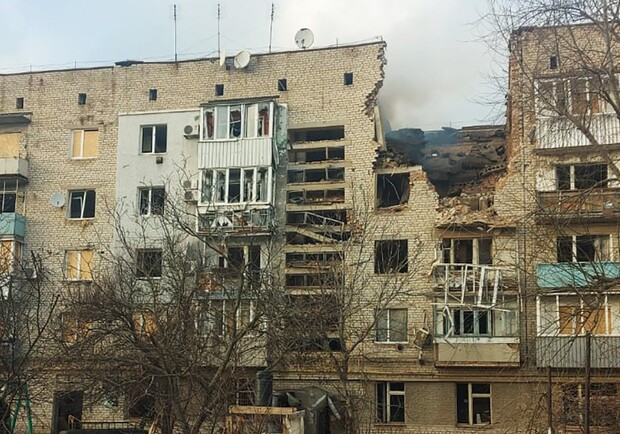 В Орехове авиационный снаряд попал в многоэтажку. 