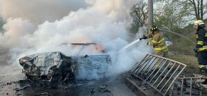 Смертельное ДТП в Запорожье: на Хортице погибли два человека (фото)