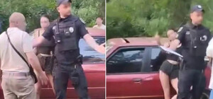 В Днепре в Авиаторском нетрезвая женщина на BMW без удостоверения устроила ДТП и чуть не сбила детей