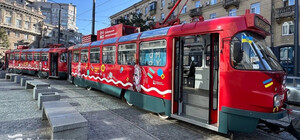 В Днепре запустили уникальные панорамные трамваи ко Дню города: подробности