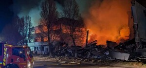 В Днепре в результате ночной атаки беспилотников повреждены многоэтажки