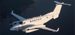 Французский самолет-разведчик Beechcraft VADOR зафиксировали над Черным морем