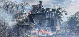 На Львівщині у масштабній пожежі на дачному кооперативі загинув чоловік