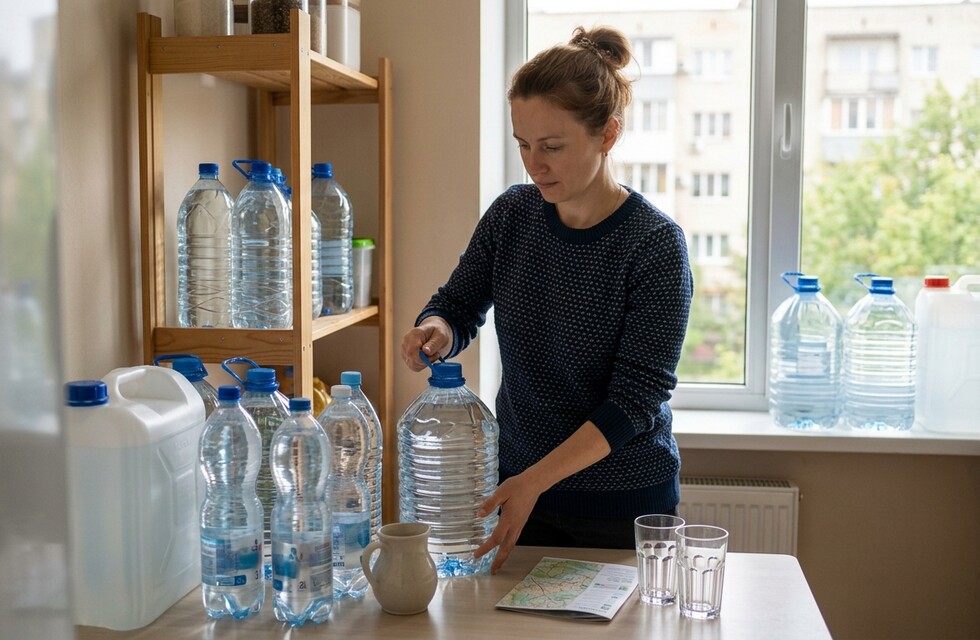 Під час аварійного відключення води важливо мати запас питної води та перевіряти інформацію про її безпечність через офіційні джерела. 