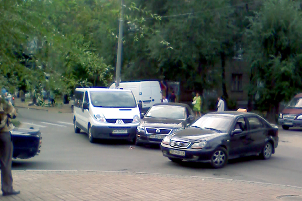В центре города снова произошло ДТП. Фото Vgorode.ua.