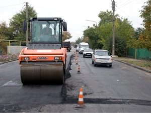 Запорожские водители страдают от... ремонта дорог. Фото Kp.ua.