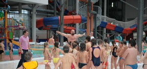 Открыта школа детского плаванья Дениса Силантьева в Аквапарке 