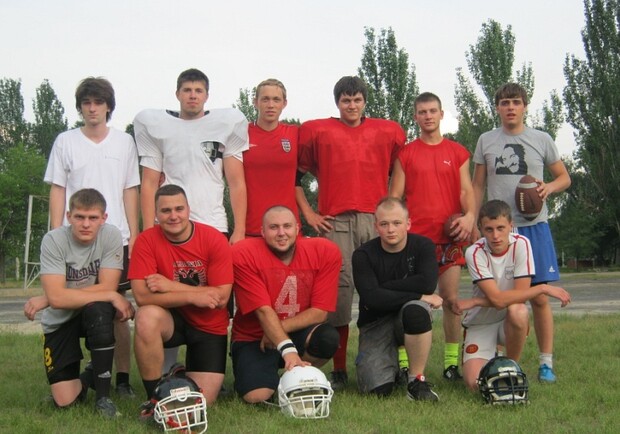 Команда " Zaporozhye Kozakss". Фото из личного архива игроков