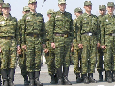Запорожские солдаты болеют корью. Фото vasi.net