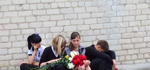 На похоронах донецкого школьника, сбитого насмерть в Запорожье, рыдал весь класс