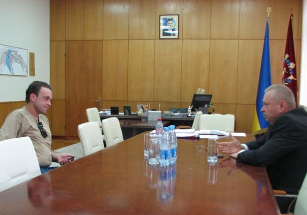 Максим Дмитренко снова пообщался с губернатором. Фото пресс-службы ОГА