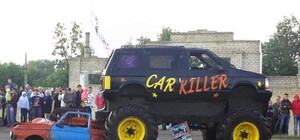 Каскадер-шоу: горящие авто, 