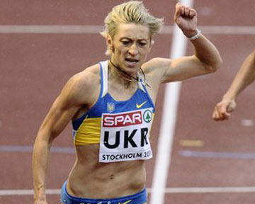 Национальный олимпийский комитет Украины признал легкоатлетку Марию Ремень лучшей спортсменкой Украины в июне 2011 года. Фото podrobnosti.ua