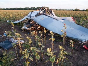 В самолете погиб летчик и инженер. Фото Павла Веселкова 