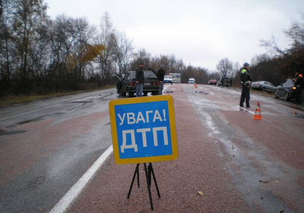 На запорожской трассе очередная авария. 