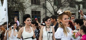 В Крыму прошел парад невест