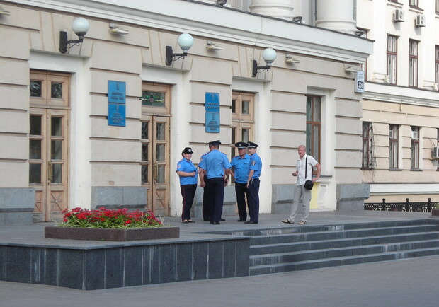 Стражи порядка в ожидании митинга