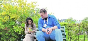 На запорожском курорте отдыхал самый высокий человек США