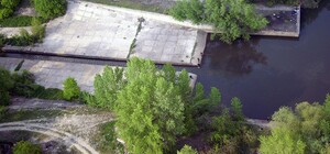 Комунальщики очистили речку Лыбидь