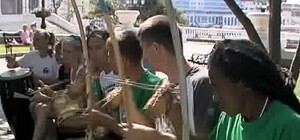 На Приморском бульваре бразильский мастер учил севастопольцев капоэйре