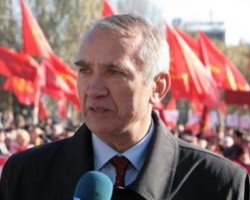 Глава запорожских коммунистов Алексей Бабурин, отец задержанного Алексея Алексеевича Бабурина.