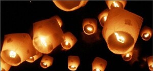 Луганчане запустят в небо 1000 огненных фонариков