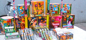 На одесском Привозе милиция ловила удирающих торговцев пиротехникой и 