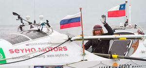 Известный путешественник Федор Конюхов за две неделе в океане сильно похудел