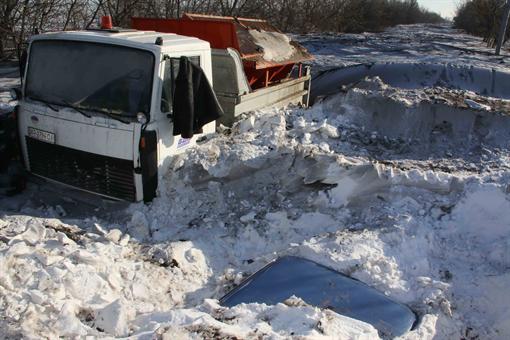 Новость - События - Кладбище автомобилей, или Как спасались от снежной бури под Бердянском