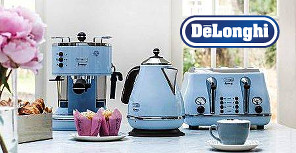 Дизайнерская коллекция Icona Vintage от DeLonghi: цвета итальянского завтрака