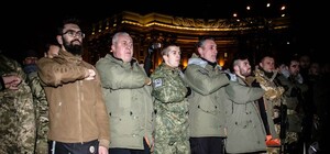 Киевляне провели бойцов батальона 