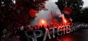 Як  українці і білоруси вулицями Львова крокували (фоторепортаж)