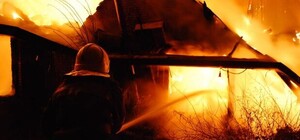 У мережі з'явилися фото і відео пожежі музею-ресторану 