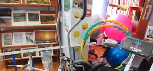 Здоровые телом и душой: в запорожской библиотеке оборудовали спортзал