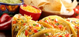 Мясо на вертеле, блины и 