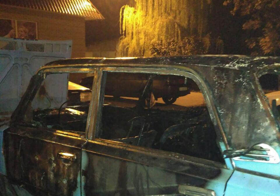 Новость - События - На Бабурке расстреляли и подожгли автомобиль