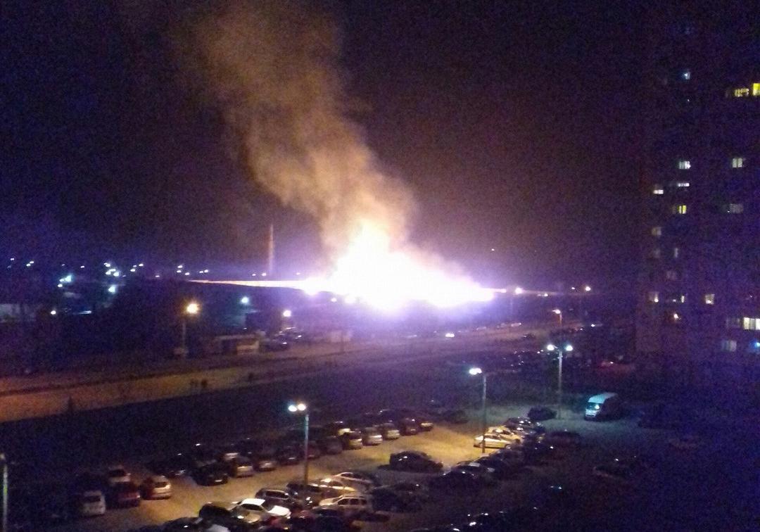 Новость - События - Бородинский в огне: в районе рынка произошел большой пожар