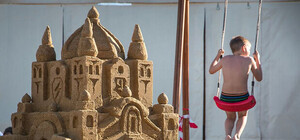 Замки из песка: в Одессе состоялся фестиваль песчаных скульптур