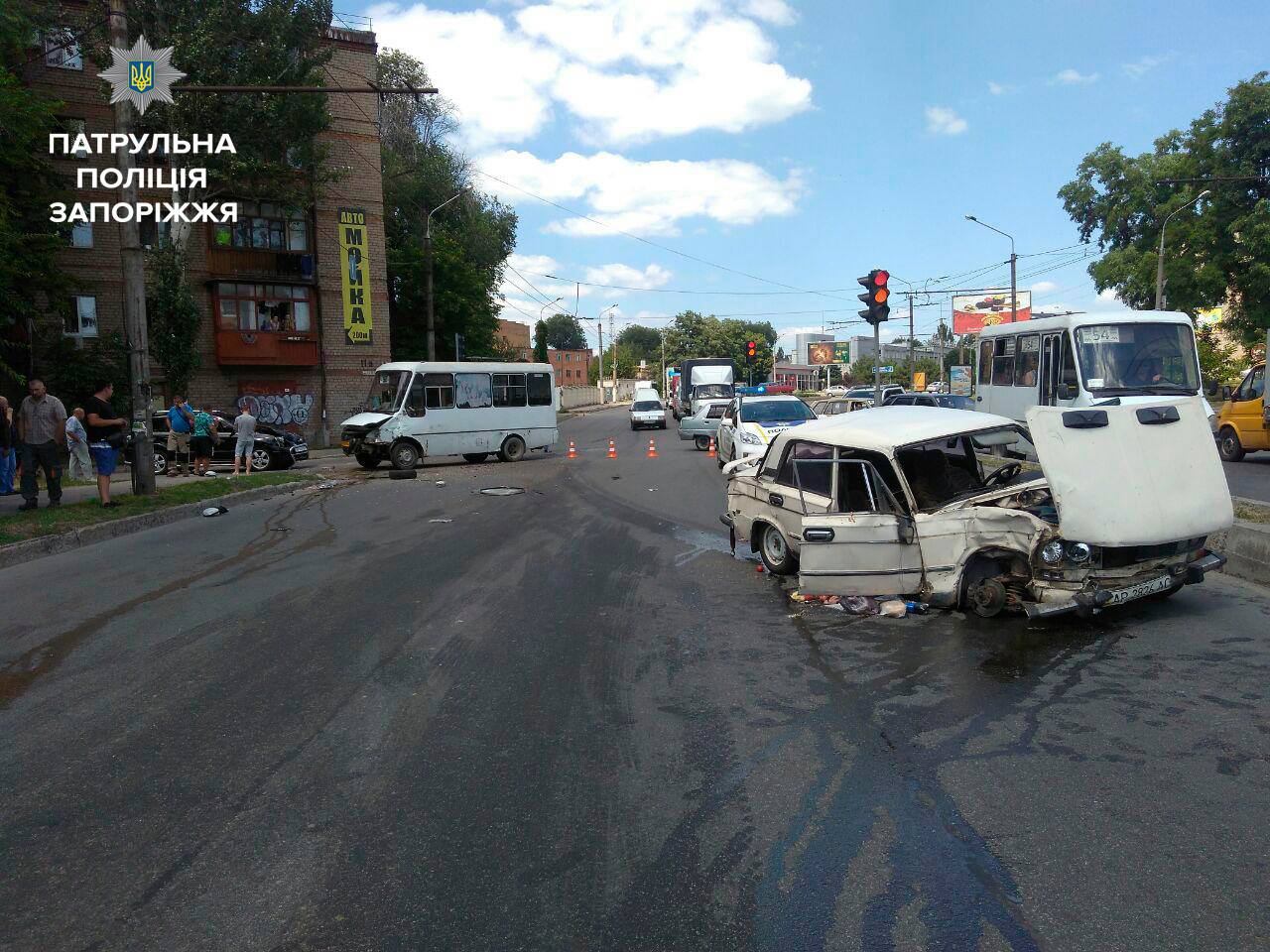 Новость - События - Авария на проспекте Металлургов: есть пострадавшие
