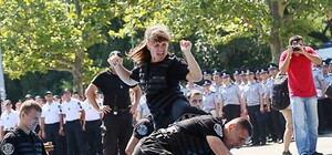 Робот-сапер и единоборства: в парке Шевченко отпраздновали День Национальной полиции