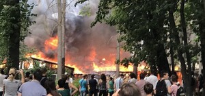 В Киеве сгорел ресторан 