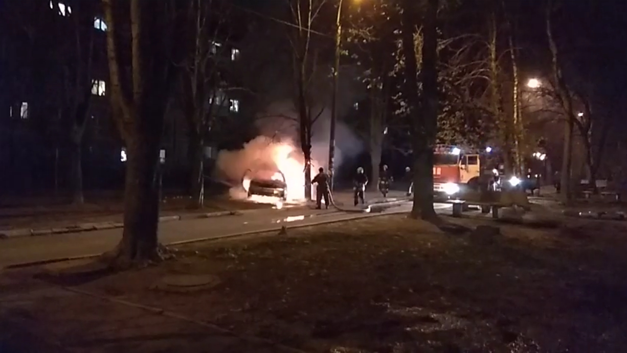 Новость - События - В Шевченковском районе горел автомобиль