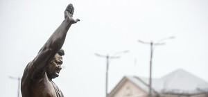 Недолго простоял: неизвестные украли звезду с памятника Леониду Жаботинскому