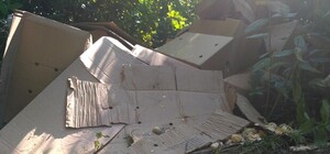 Невозможно дышать: в Днепре на улице бросили сотню ящиков с тухлыми яйцами