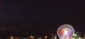 Почти Диснейленд: как ночью выглядит набережная в Бердянске